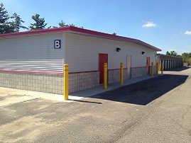 Exterior of climate controlled building